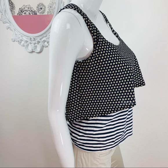 Anthropologie Meadow Rue/Layered Blue White Yellow - Picture 4 of 7